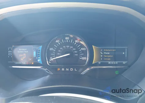 2015 Lincoln Mkz Hybrid из США, поврежденный, VIN 3LN6L2LUXFR605952